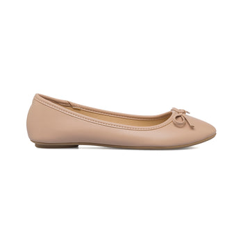 Ballerine nude da donna con fiocchetto Lora Ferres, Donna, SKU w015000179, Immagine 0